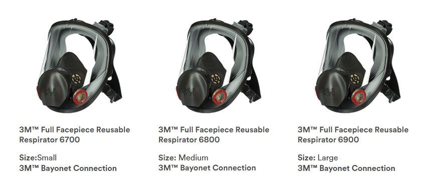 3M™ Full Facepiece Reusable Respirator 6800 Supplier in Dubai UAE